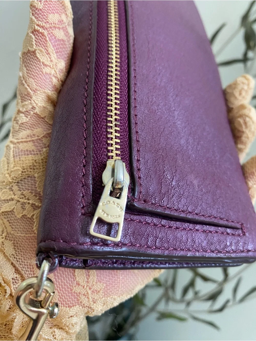 Coach Leather wristband Wallet